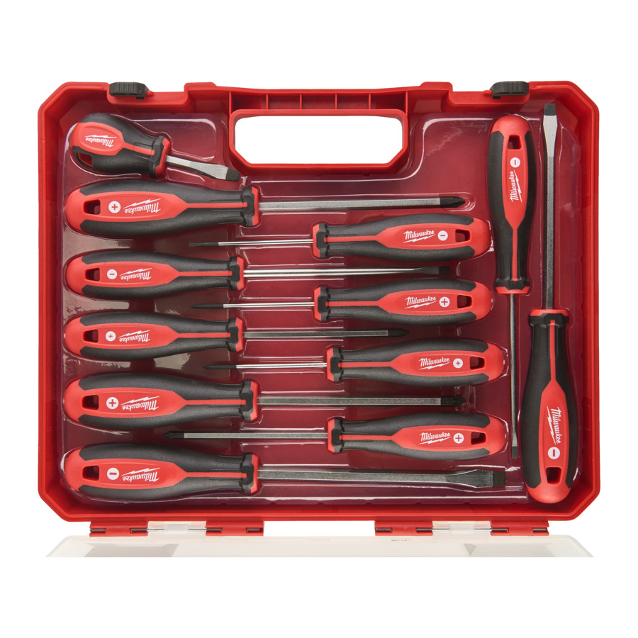 Milwaukee Tri-Lobe Schraubendr.Set PH/PZ/SL (12pc) 4932472003