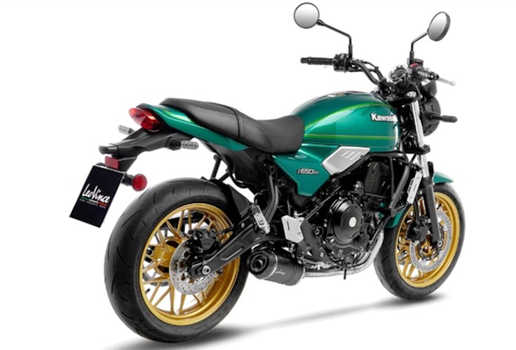 LeoVince Schalldämpfer Komplettanlage mit Katalysator SBK LV-One EVO II für Kawasaki Ninja 650 , Versys 650 und Z650