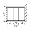 Skan Holz Seitenwände aus Polycarbonat für Terrassendach (Wandanbau)