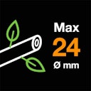 Fiskars Plus Bypass Gartenschere P521 1057167