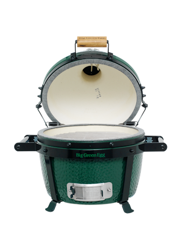 Big Green Egg Kamado Grill MINIMAX inkl. Carrier und original BGE Holzkohle 9 kg