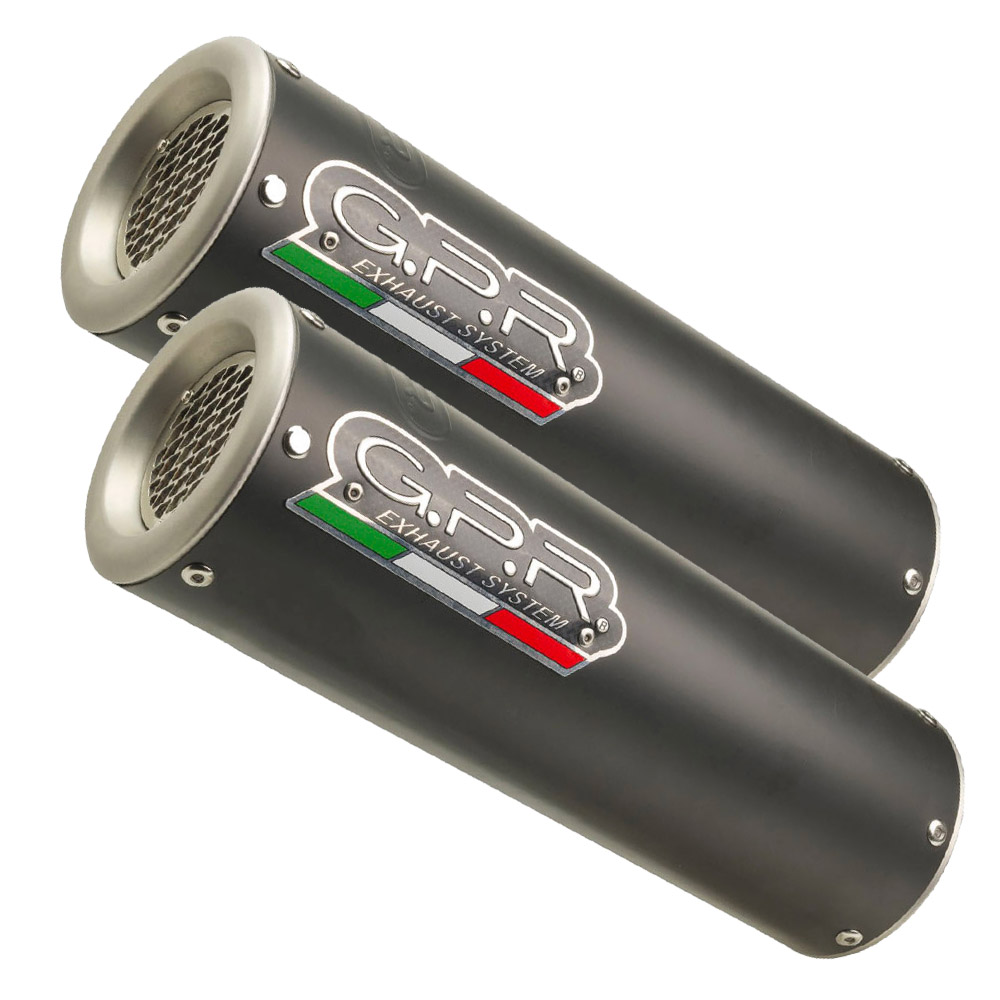 GPR Endschalldämpfer Ducati MonsTEr 796 2010/14 Pair of EC-Approv. slip-on exhaust catalized M3 B