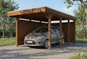 Vorschaubild Skan Holz Carport Friesland 320x555 cm inkl. Seiten- und Rückwand Set A