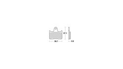 TRW Bremsbelag MCB 729 mit Zulassung