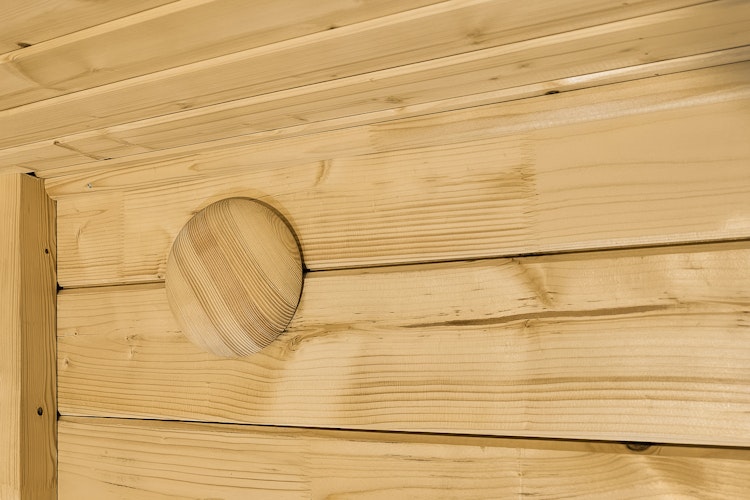 Skan Holz Saunahaus Helsinki 2 - 45 mm Blockbohlen