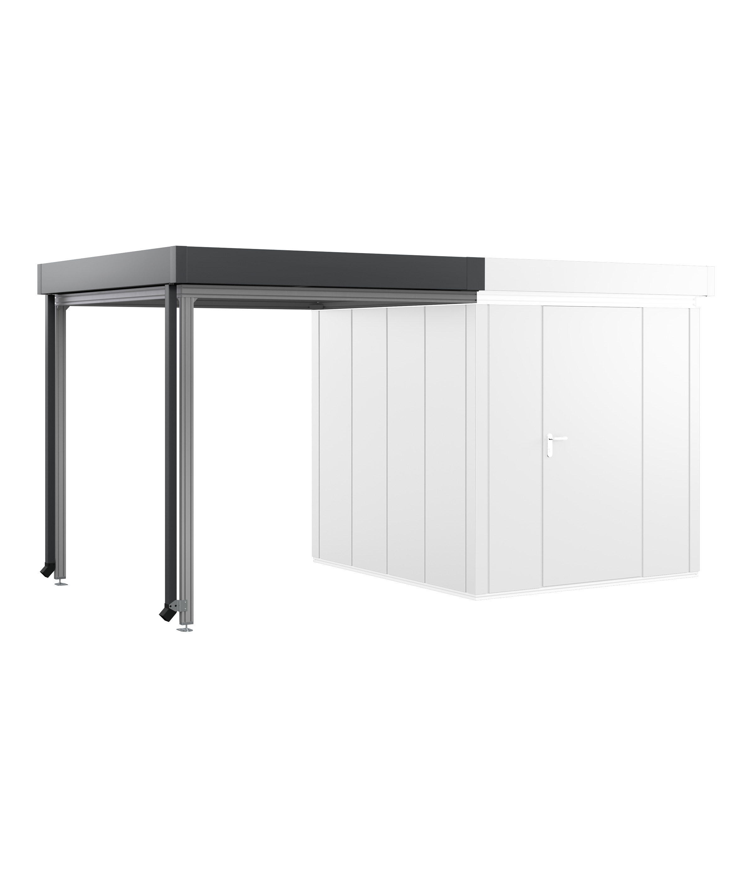 Hörmann Lounge, Breite 210 cm Juno JFD 6/JFD 10/JFD 13 Graualuminium (RAL 9007)