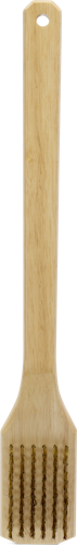 Napoleon Essential Grillbürste mit Messingborsten und Holzgriff