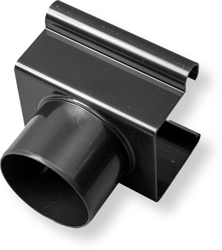 Rinnenstutzen DN 60 zum Kleben, RG70 Typ 200 anthrazit