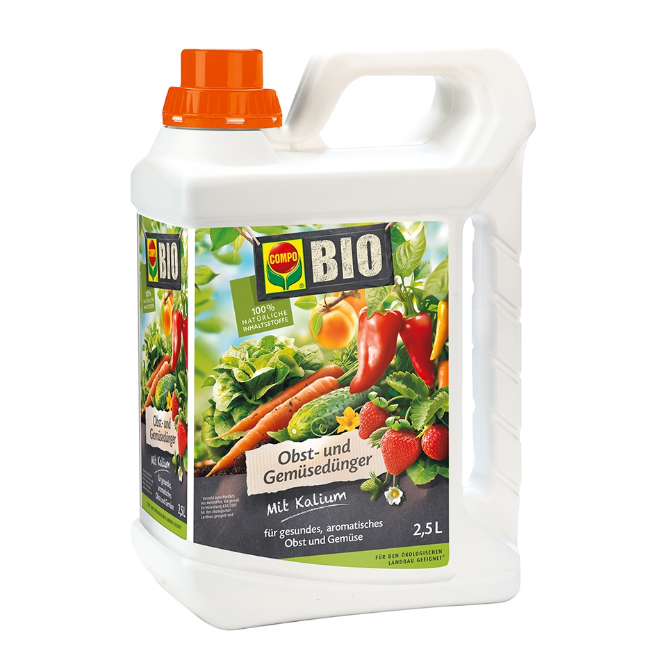 COMPO BIO Obst- und Gemüsedünger 2,5 l