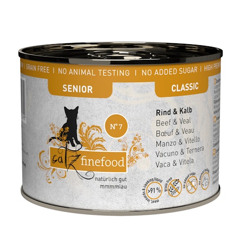 Catz finefood Senior 200 Gramm Katzennassfutter