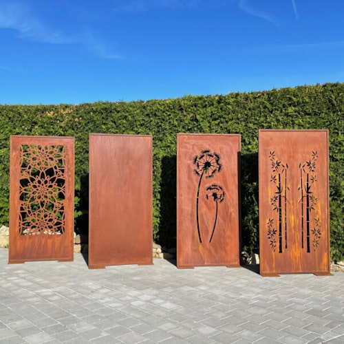 Badeko Parawand „Berg“ in Edelrostoptik