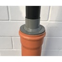 Vorschaubild Rohranschluss - Übergang Fallrohr DN 75 auf KG Rohr 110 mm