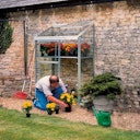 Vorschaubild Halls Gewächshaus Altan - 0,91 m² / 1,33 m² Farbe: Aluminium