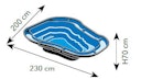 Vorschaubild Ubbink Teichschale Fertigteich Ocean I - 1500 l