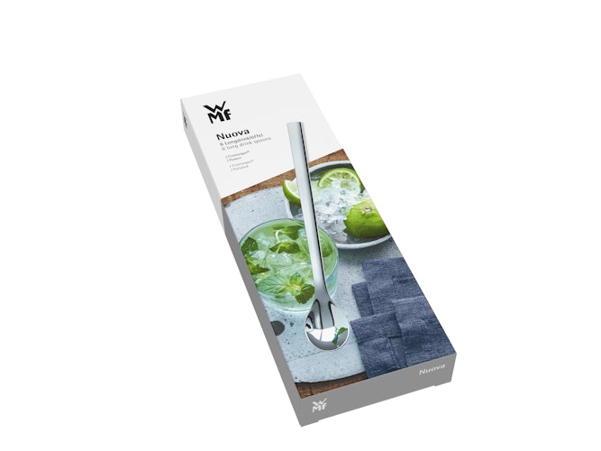 WMF Langstiellöffel Nuova silber glänzend 6 Stück