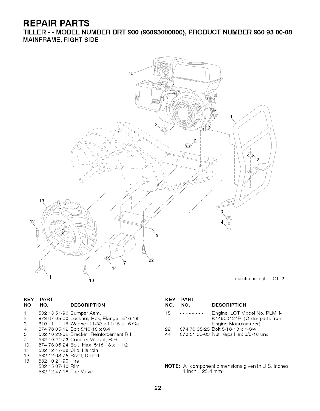 Explosionszeichnung Ersatzteile
