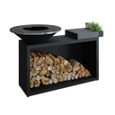 Vorschaubild OFYR Plancha Grill Island Black 85 Keramik Dunkelgrau