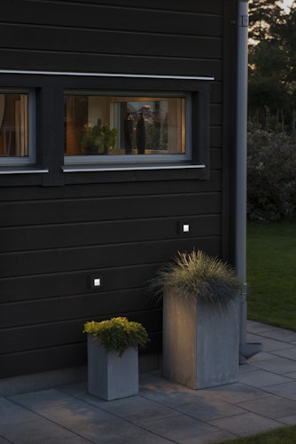 Konstsmide Wandleuchte Chieri, klein rechteckig, versch. Farben