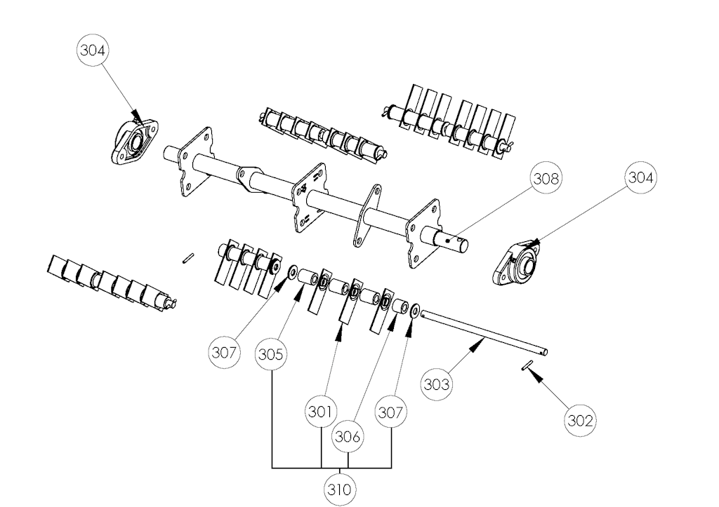 Explosionszeichnung Ersatzteile