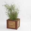 Vorschaubild BambusBASIS Hochbeet mit Kokosfrostschutzmatte - Profile Corten