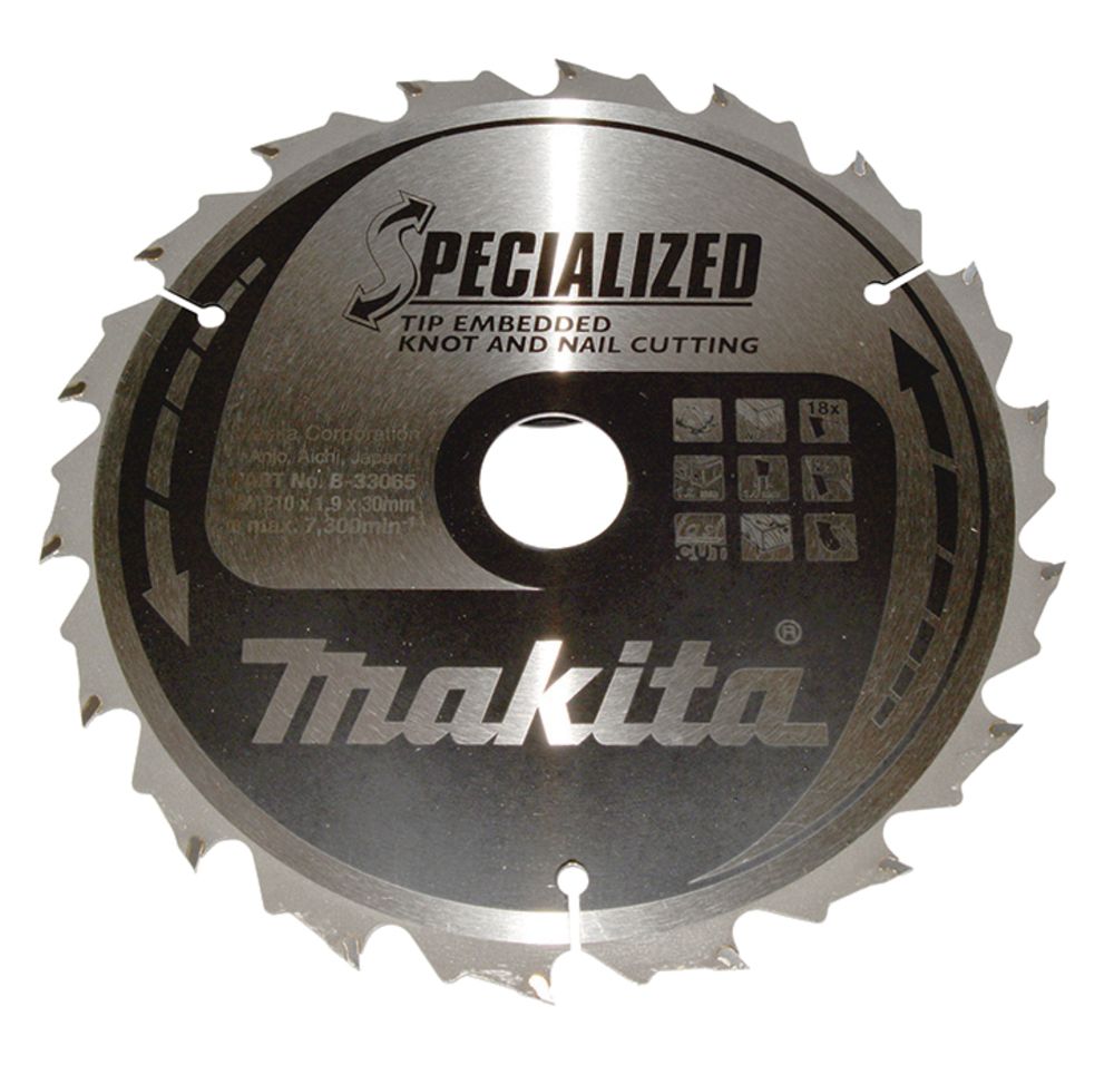 Makita SPECIALIZED Sägeb.210x30x18Z B-33065