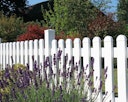 GroJa  BasicLine Gartenzaun weiß, Höhe: 90cm x Breite 180cm  Element Kunststoff gerade 
