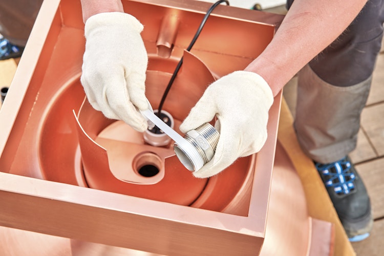 Oase Kupferschale Rund 90