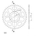 Vorschaubild Supersprox Alu-Kettenrad 525 44Z (Blau)
