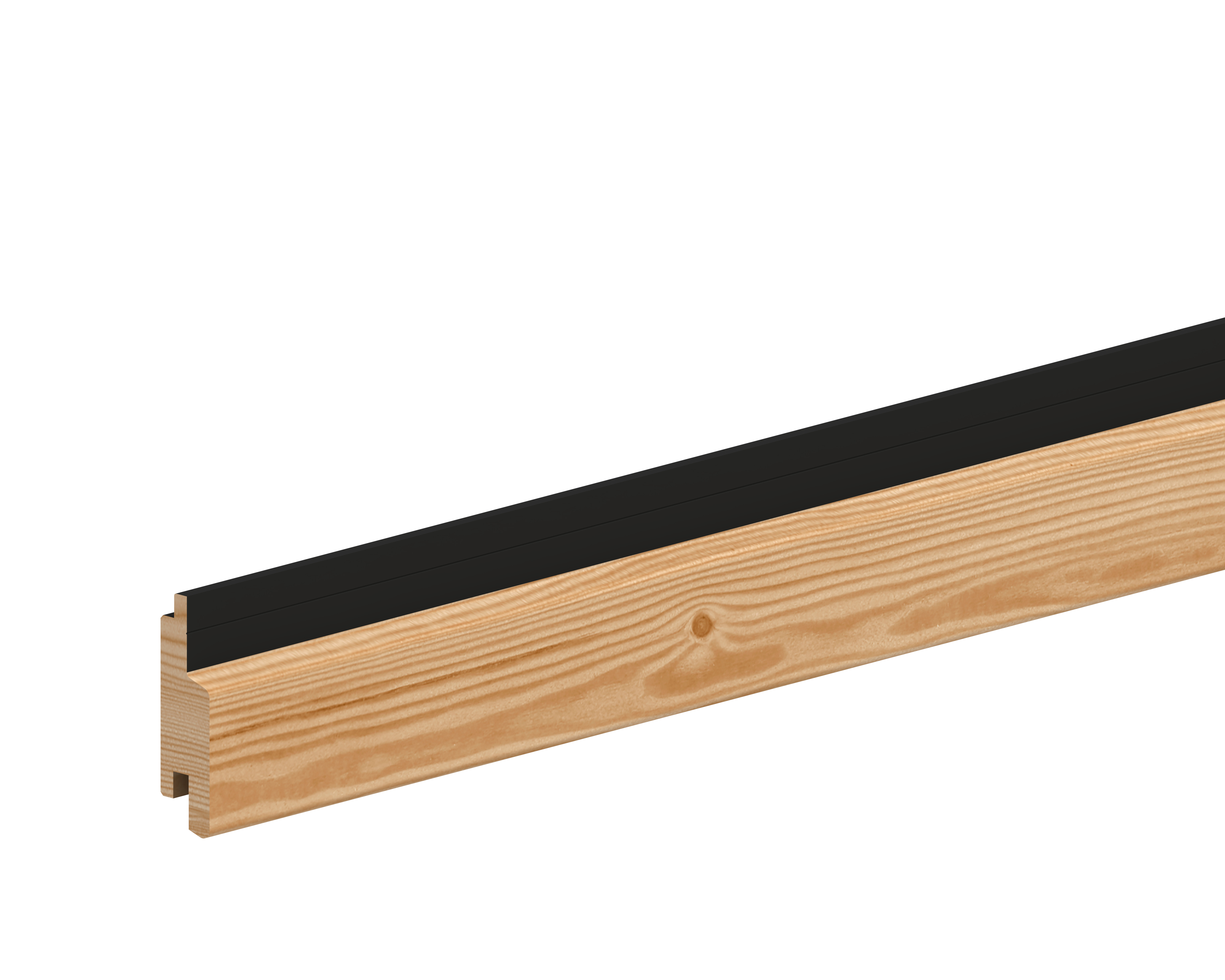 OSMO Fassade Raute kan.Lä. Black Stripe 27x96 sf 244 VEH Top, Nut+Feder, gehobelt, VEH Top VE 4 Stk.