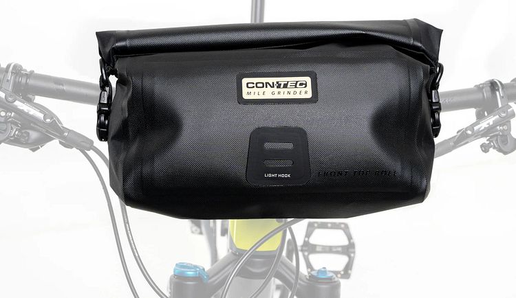 CONTEC Lenkertasche Mile Grinder Front schwarz
