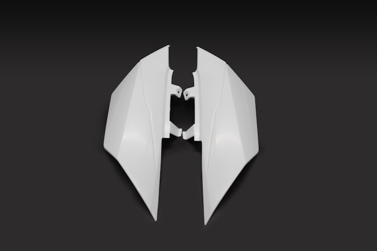 Verkleidungssatz (Corse/Copa neu), weiß, komplett