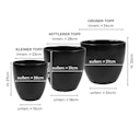 Vorschaubild Wikholm form Design Hängetopf aus Jute in natur 17 x 17 cm