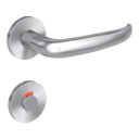 Vorschaubild Griffwerk VAYA 194 ALDA fast2fix Fast2Fix GK3 Rosetten rund WC rot/weiß Edelstahl matt