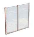 Skan Holz Seitenwände aus Polycarbonat für Terrassendach (freistehend)