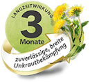 Drei Monate Langzeitwirkung fÃÂ¼r zuverlÃÂ¤ssige, breite UnkrautbekÃÂ¤mpfung