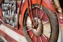 Vorschaubild 3D Metallbild Motorrad 99 x 98,3 cm, Holz / Stahlblech