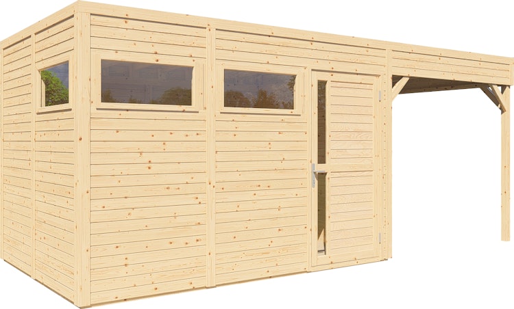 Bertilo Gartenhaus Cubus 3 Lounge - 19 mm