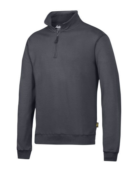 Snickers Workwear 2818 Sweatshirt Troyer stahlgrau - XL