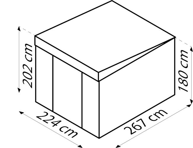Pergart Metallgerätehaus Lübeck II 86 - 88 - 89