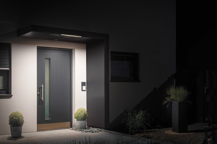 Gutta Rechteckvordach BS Plus 200 inkl. Seitenteil (neues Modell)