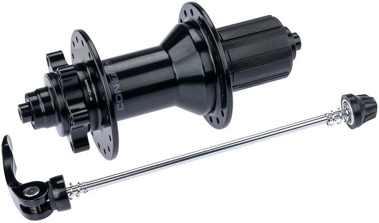 CONTEC Kassetten-Hinterradnabe Eroq DB 32 Loch schwarz 8-/9-/10-/11-fach Shimano HG-M, MTB-Frei