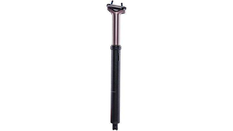 CONTEC Variosattelstütze Nara Dropair DLX 30,9 mm schwarz schwarz / taupe anodisiert 402 mm lang, 80 mm Verstellbereich