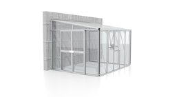 Vitavia Gewächshaus Helena 8600 inkl. 2 Seitenfenstern - 8,6 m² -Alu-blank eloxiert