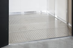 Biohort Alu-Bodenplatte für CasaNova Metall GartenhausZubehörbild