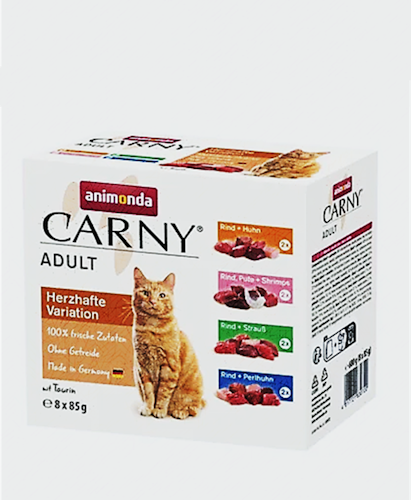 animonda 85g Multipack Adult Herzhafte Varia Carny 