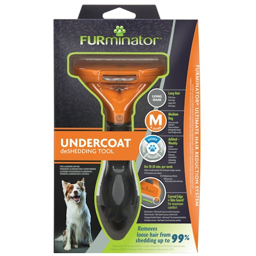 Furminator deShedding Tool Dog Langhaar Pflegewerkzeug für Hunde
