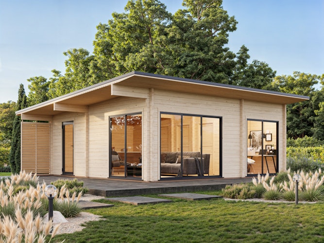 Palmako Ferienhaus Cecilia 39,9 m² Slide Plus - 70 mm