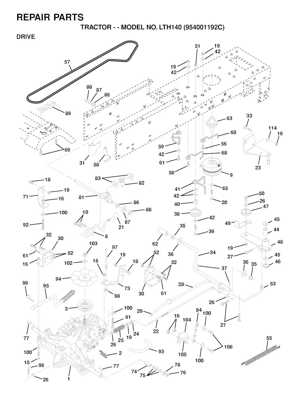 Explosionszeichnung Ersatzteile