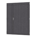 Skan Holz Doppeltür für Carports/Gartenhäuser Rahmenaußenmaß 148 x 198 cm