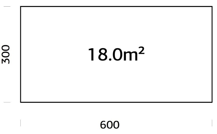 Palmako Fundamentrahmen 6x3 m (inkl. LogFoot)
